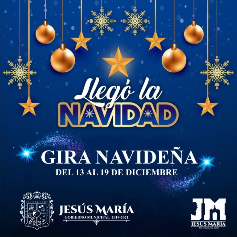 Realizarán gira navideña en las delegaciones de Jesús María, Aguascalientes