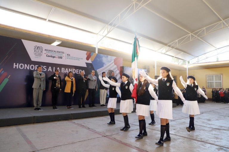 Conmemoran el 80 Aniversario de la Escuela Primaria Manuel Fernández, en Aguascalientes