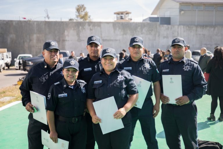 Entregan certificados a 125 egresados de Seguridad Pública de Aguascalientes