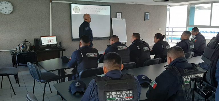 Grupo de Operaciones Especiales de Aguascalientes se capacita sobre primeros auxilios en operaciones de combate