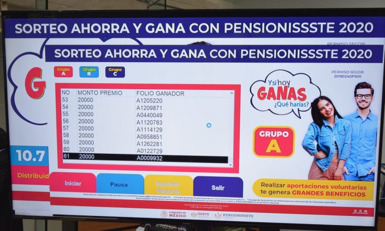 Reparte Pensionissste 10.7 mdp a cuentahabientes para aumentar el fondo de su retiro