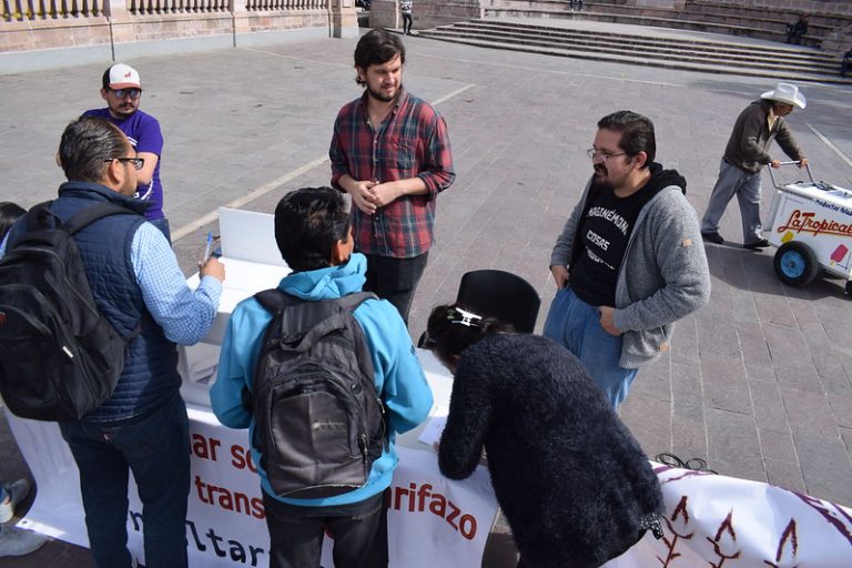 Ciudadanos de Aguascalientes organizan consulta popular sobre el tarifazo en el transporte público