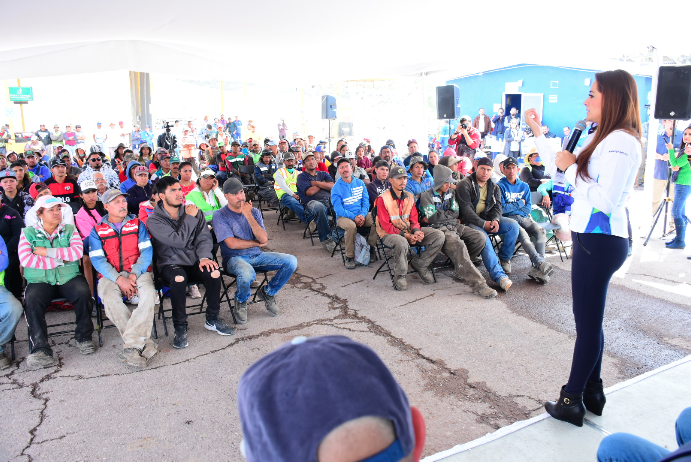Se reúnen pepenadores con Teresa Jiménez