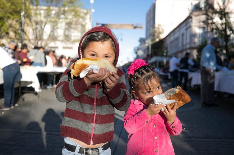Rosca de Reyes Monumental en Aguascalientes