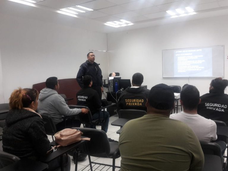 Da SSPE charla sobre extorsión telefónica en Aguascalientes
