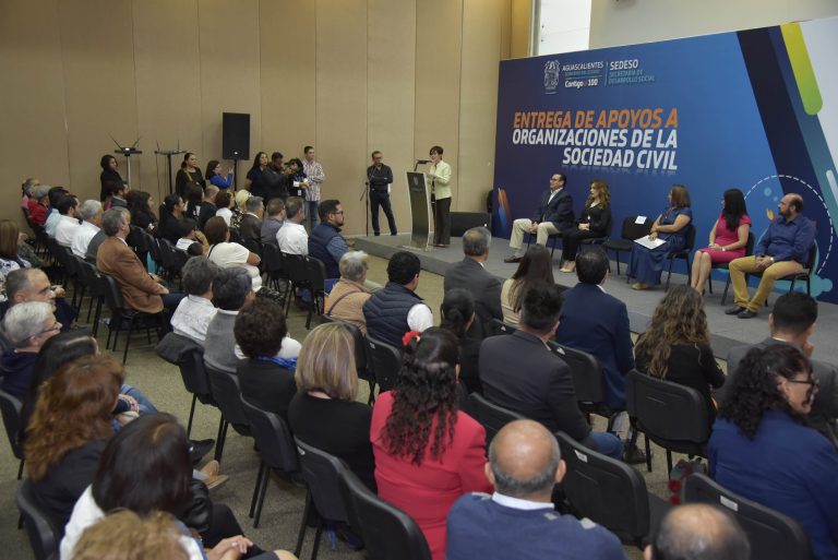 Gobierno del Estado de Aguascalientes entrega 35 mdp a asociaciones civiles    