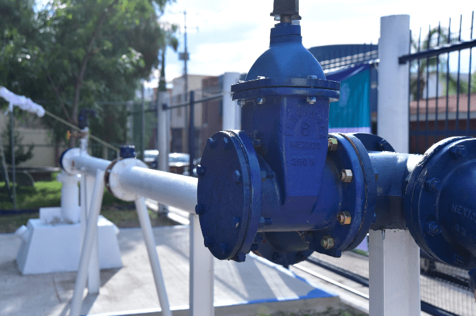 Obras hidrosanitarias en la capital  de Aguascalientes