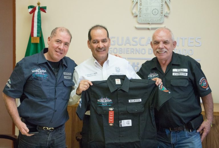 Recibió gobernador de Aguascalientes a integrantes del Comité Organizador de la Soberana