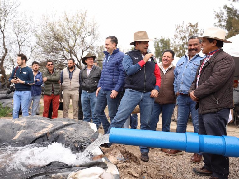 Inauguran pozo de agua en Ejido de San Francisco de los Romo