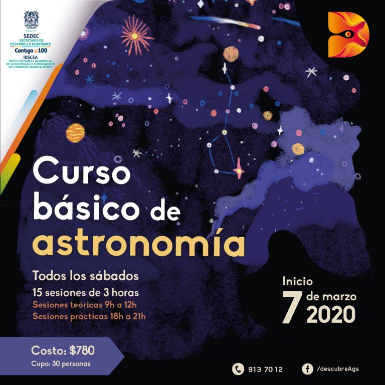 Curso básico de astronomía, en el Descubre