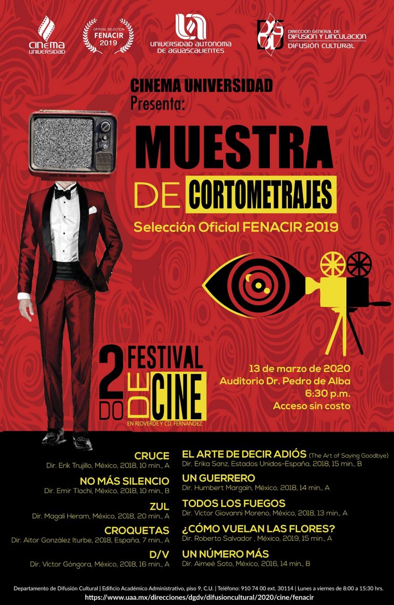 UAA presenta muestra de cortometrajes 