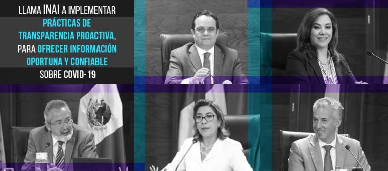 Llama INAI a prácticas de transparencia para ofrecer información confiable sobre Covid-19   