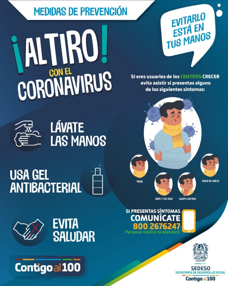Sedeso implementará medidas por Covid-19 en los Centro Crecer de Aguascalientes
