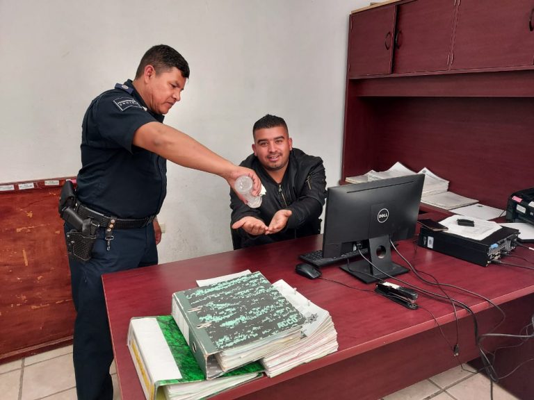 Difunden información en Asientos, Aguascalientes para prevenir contagios por coronavirus