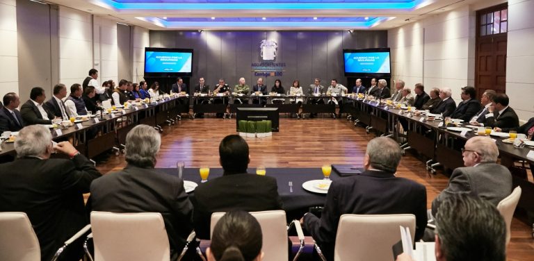 Se llevó a cabo Mesa Acuerdo por la Seguridad en Aguascalientes