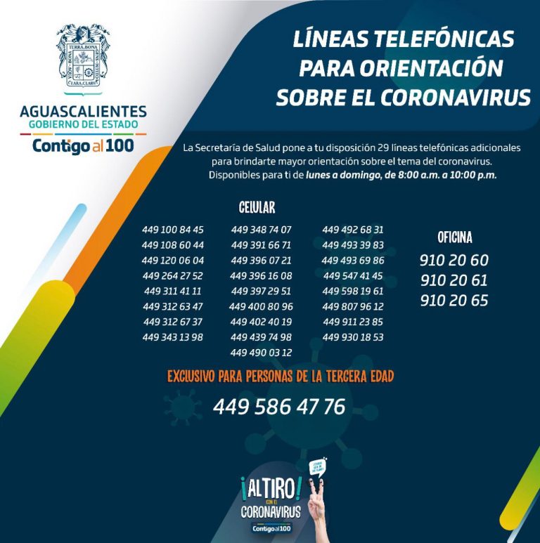 29 nuevas líneas abiertas al público para orientación telefónica en Aguascalientes