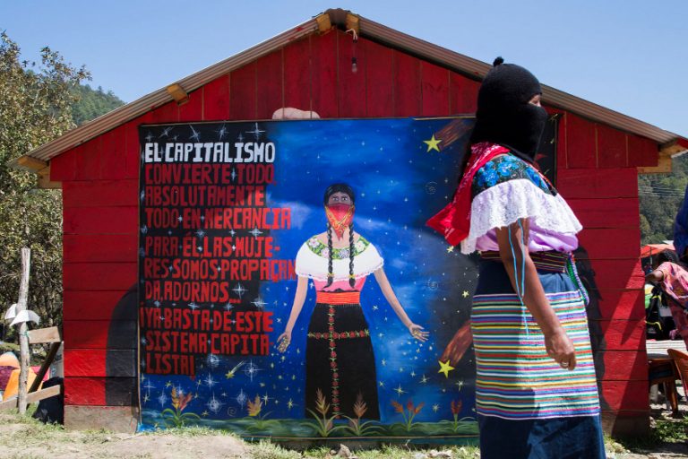 Zapatistas se unen al Paro Nacional de Mujeres