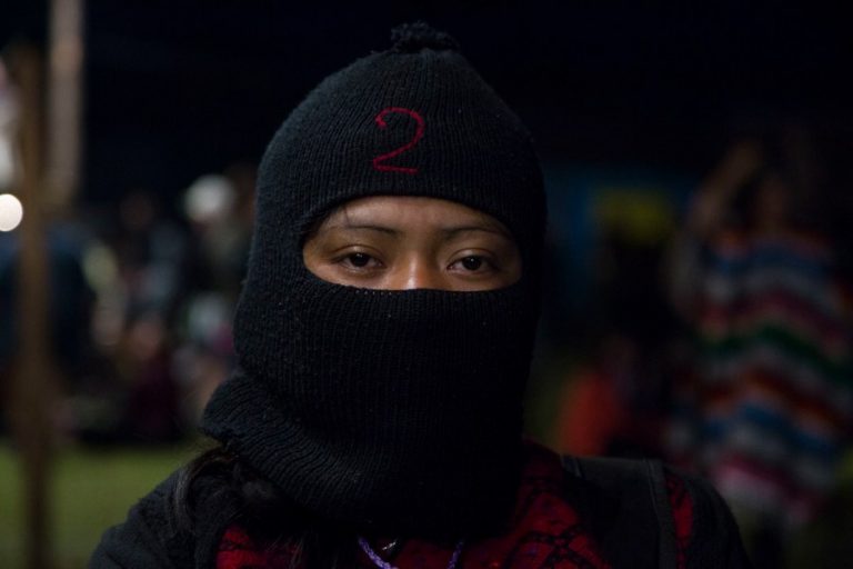 Mujeres zapatistas se unen al 9 de marzo