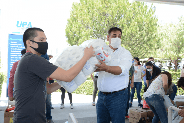 UPA entrega víveres a Cáritas para apoyar a familias aguascalentenses