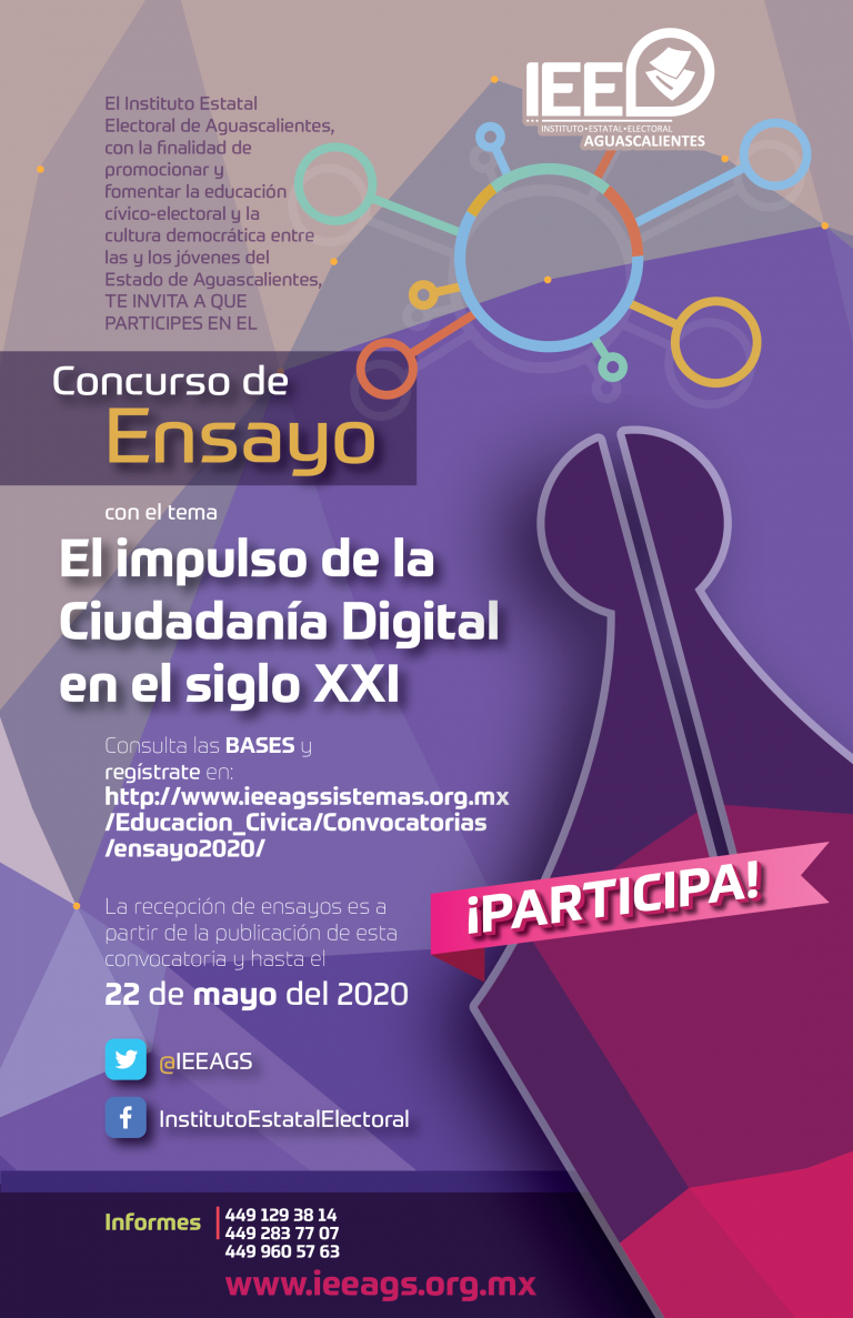 Convocan a concurso de ensayo: El impulso de la Ciudadanía Digital en el Siglo XXI