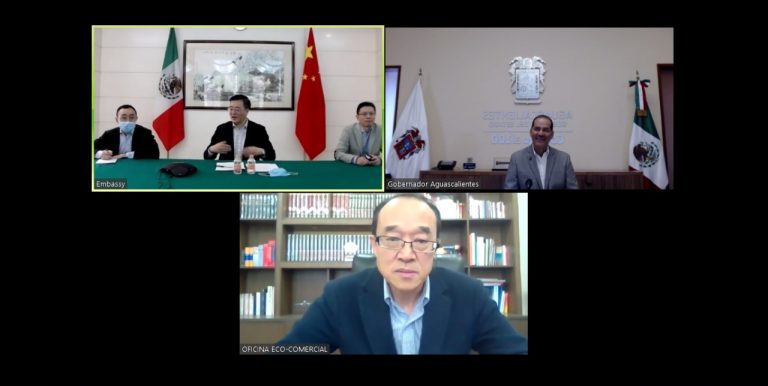 El gobernador de Aguascalientes sostuvo diálogo con autoridades chinas