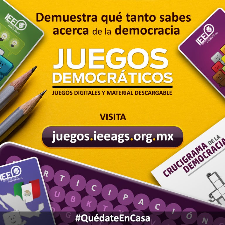 Habilita IEE micrositio de Juegos Democráticos