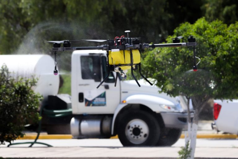 Acciones de limpieza en la entidad para aminorar impacto del coronavirus en Aguascalientes