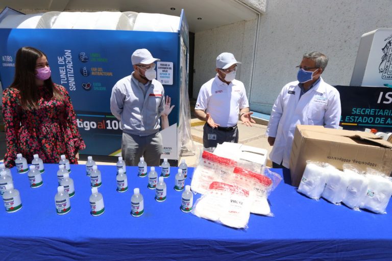 Issea recibe donación de equipo de protección y gel antibacterial