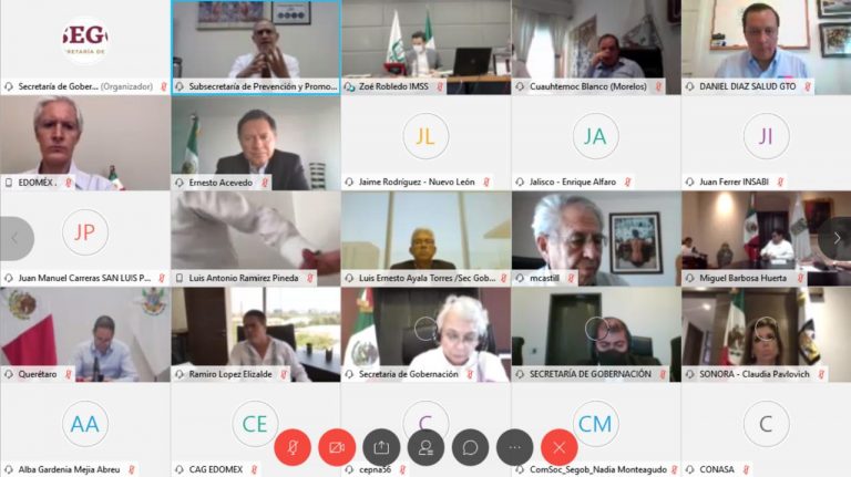 Gobiernos Federal y estatales evalúan reactivación económica de actividades esenciales   