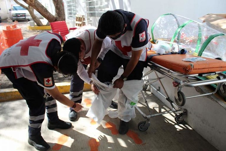 Unidad Especializada para el Traslado de Pacientes en Aguascalientes, respuesta de la Cruz Roja ante la pandemia