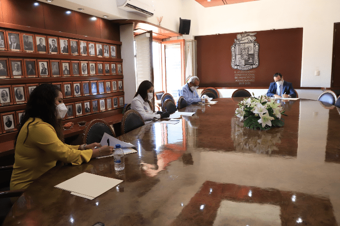 Se reúnen alcaldesa de Aguascalientes y Sutema