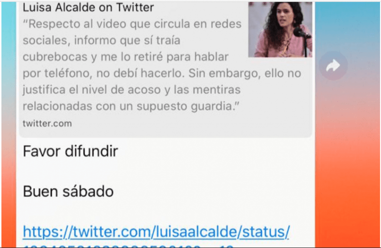 Agita 4T chats para apoyar a Luisa Alcalde ante “Acoso de la derecha”