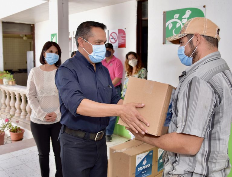 Inició segunda gira de entrega de despensas en el interior del estado de Aguascalientes