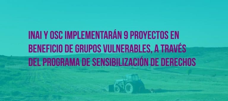 Se implementarán 9 proyectos en beneficio de grupos vulnerables a través del Programa de sensibilización de derechos