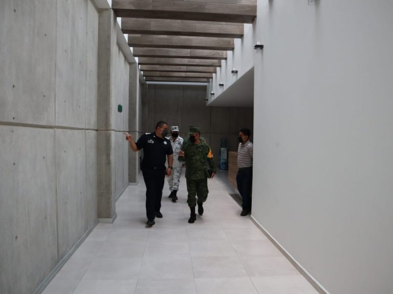 Nuevo comandante de la XIV Zona Militar, en Aguascalientes, recorrió el C5 Sitec