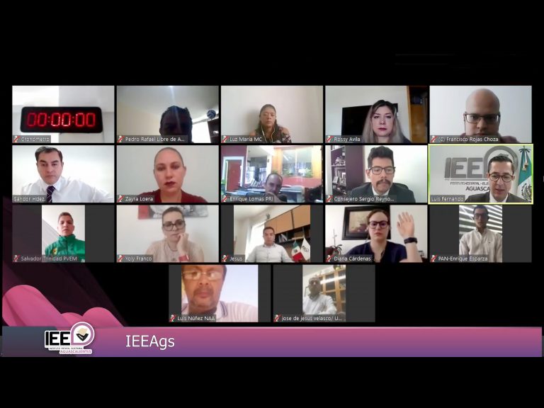 De manera virtual, Instituto Estatal Electoral celebra sesión ordinaria de mayo