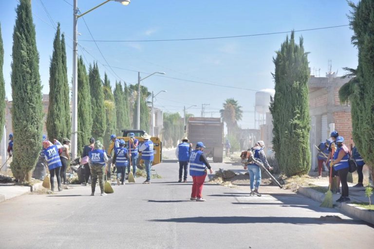 En Jesús María/ Aguascalientes, jornada de limpieza en zonas habitacionales