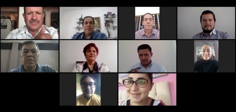 En Aguascalientes, se reunió la Jucopo a través de videoconferencia
