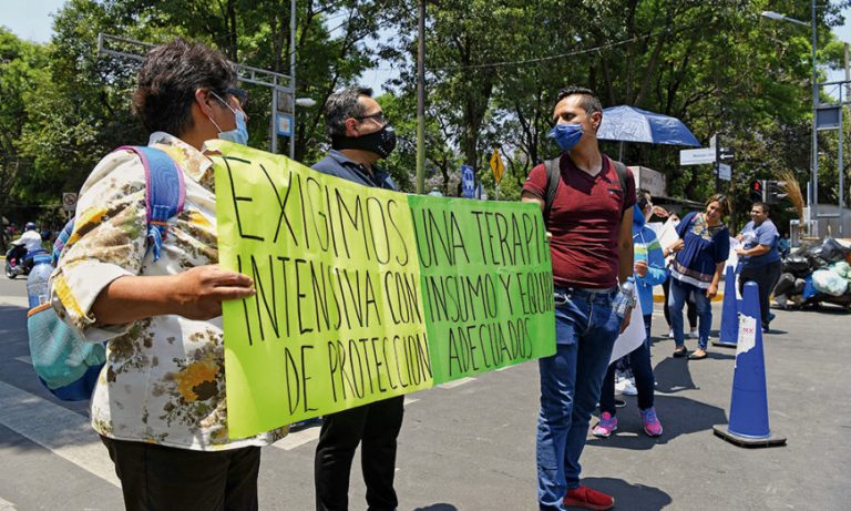 Ignorado y en riesgo, personal del sector salud se organiza