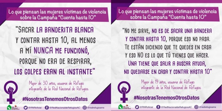 Víctimas de violencia rechazan campaña Cuenta hasta 10