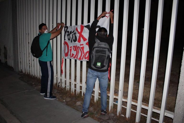 Manifestantes pretendieron evitar ingreso al primer turno de operarios de Nissan Aguascalientes