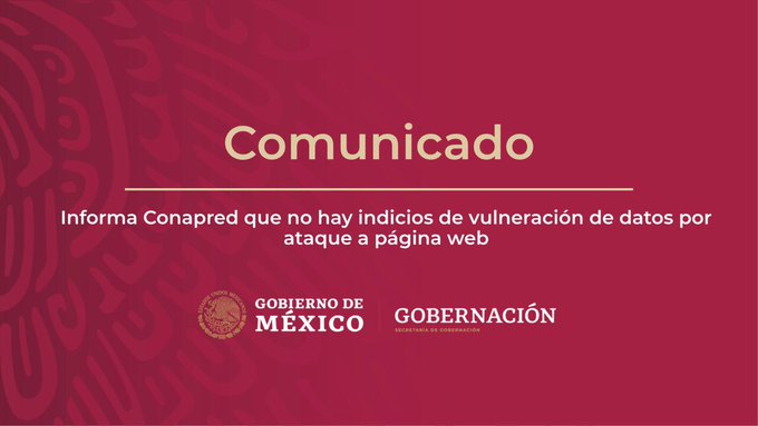 Conapred suspende su página y descarta vulneración a datos personales tras hackeo