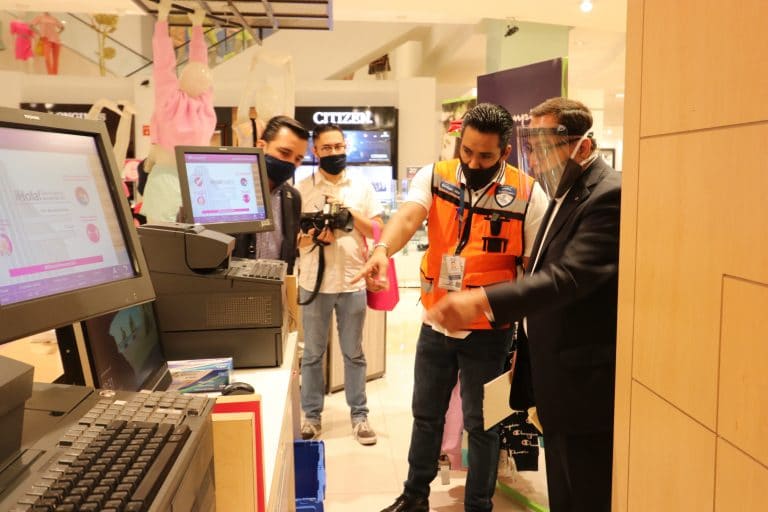 Continúan revisando el cumplimiento de los protocolos sanitarios de comercios en Aguascalientes