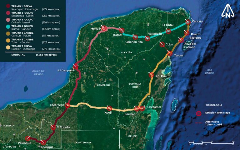 Fonatur admite que cuatro tramos del Tren Maya carecen de revisión ambiental