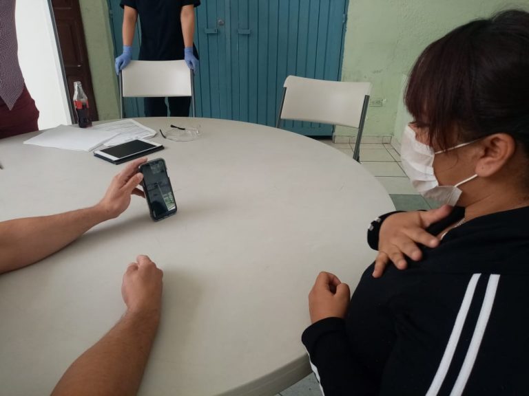 Videollamada entre paciente Covid y su familia