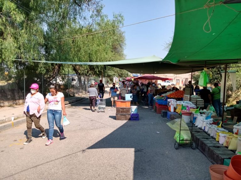 Continúan las medidas de higiene en los tianguis de Jesús María/ Aguascalientes