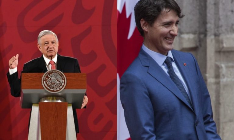 López Obrador presume “excelentes” relaciones con el primer ministro de Canadá