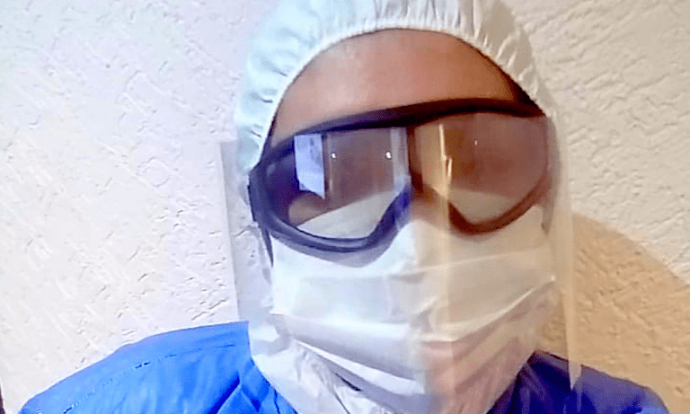 “No puedo llevarles el bicho a casa”. Mayra se fue a la guerra contra el Covid