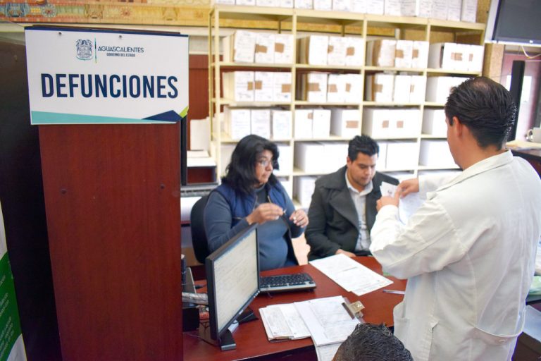 En el primer semestre del 2020 se registraron 3 mil 459 defunciones en Aguascalientes