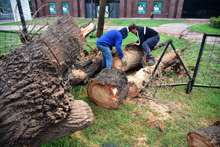 Municipio de Aguascalientes realizó labores de limpieza por lluvia